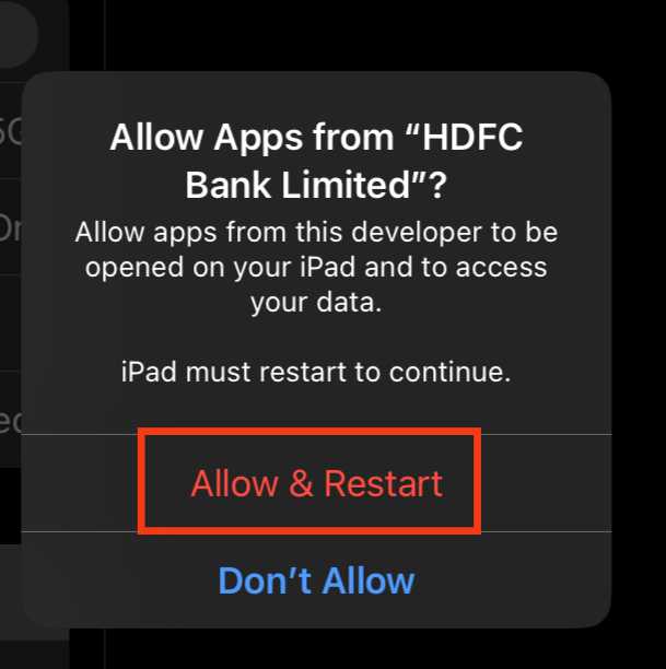 Step 8: Allow and restart